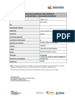 Formato Registro Empresas Nuevas