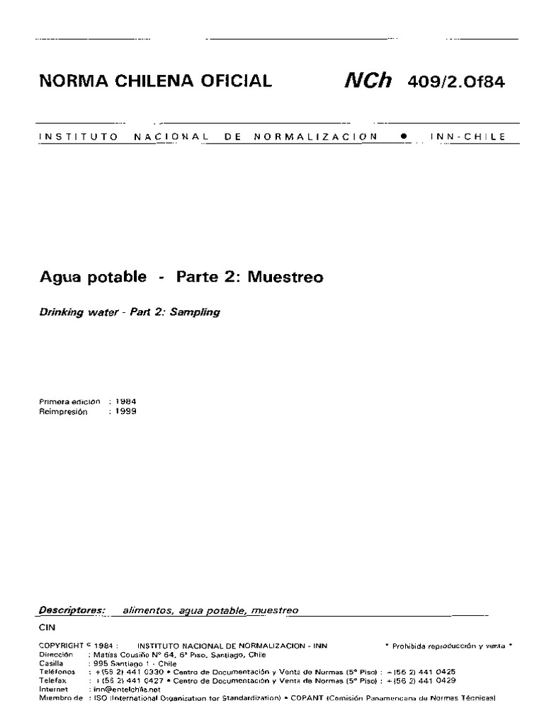NCH 409 Parte2 | PDF