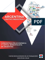 Argentina. Un País Industrial. Concentración Económica y Capital Monopolista 1