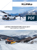 Listino Rivenditore 2016-2017