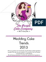 Wedding Cake Trends - The Purple Cake Company