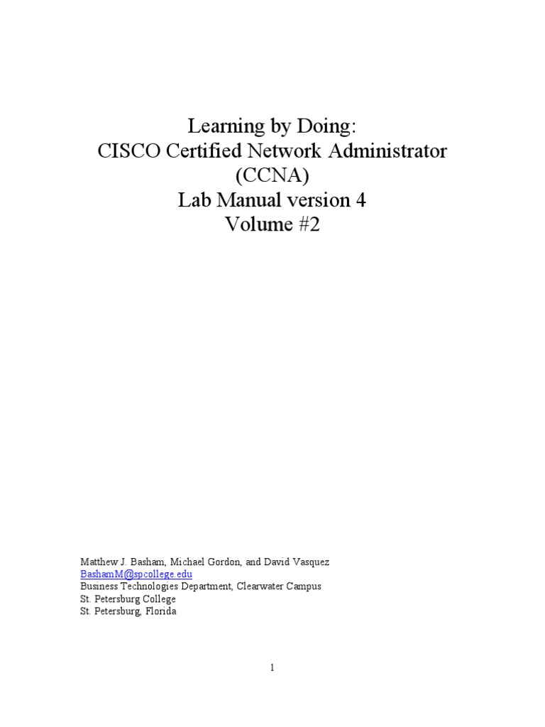 CCNA2 | PDF | Cisco Certifications | Command Line Interface