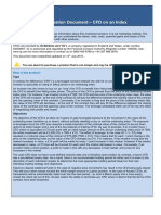 Key Information Document - CFD On An Index: Purpose