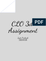 CLO 3d Assignment: Jyoti Prakash 18B0038