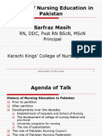 History of Nursing Education in Pakistan