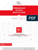 (Fdi) Pembahasan To Fdi 8 Batch III 2020