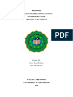 Proposal PKL Sekda Provinsi Jawa Tengah Fix