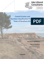 Coastal Erosion and Shoreline Classification Project, Town of Stratford (PEI)