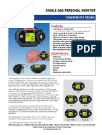 Single Gas Personal Monitor: Gaswatch3 Model