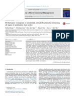 Performance of CA for 28 Medicaments Water