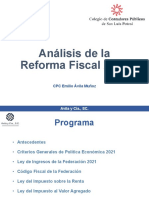 Análisis de La Reforma Fiscal 2021: CPC Emilio Ávila Muñoz