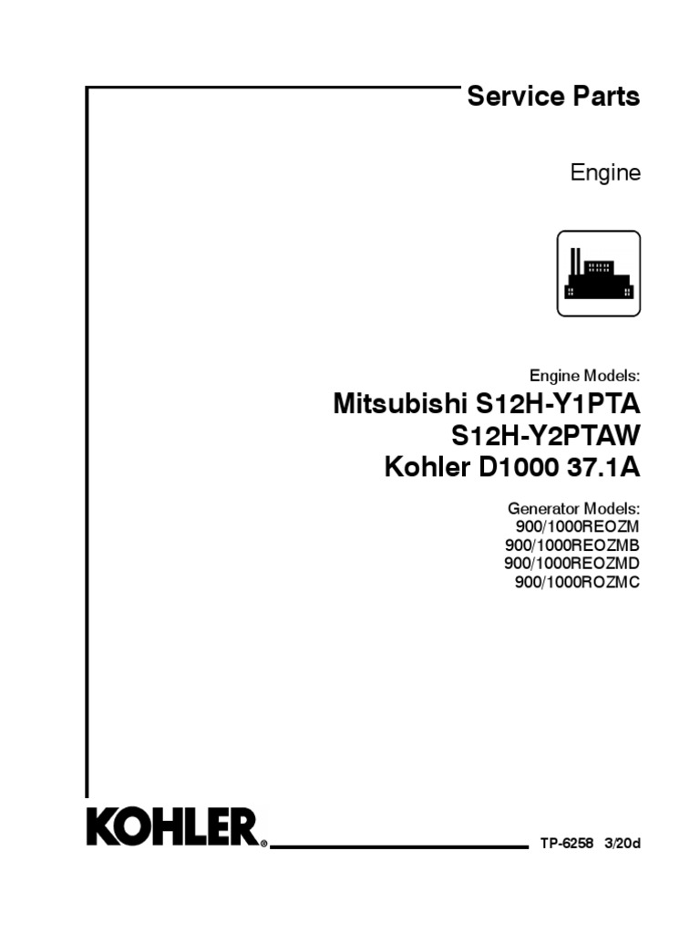 tp6258 MITSUBISHI GENERADOR  PDF  Valve  Screw