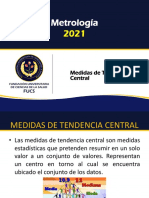 Medidas Tendencia Central