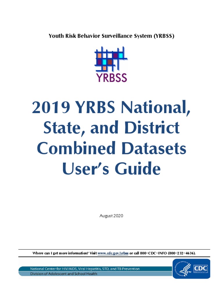 2019 YRBS Combined Datasets Guide | PDF | Survey Methodology | Race And ...