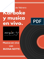 Orange Music Vinyl Music Event Poster