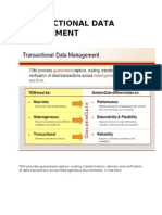 TRANSACTIONAL DATA MANAGEMENT