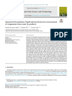 Animal Feed Formulation Rapid and Non-Destructive Measurement of Components From Waste by Products