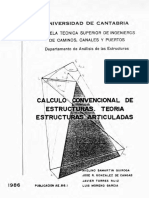 CALCULO CONVENCIONAL DE ESTRUCTURAS - Teoría- Estructuras Articuladas