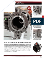 Dynaprep MDSF Split Frame: Heavy Duty Form Tooling and Pipe Weld Preparation Aration