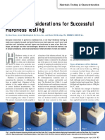 Practical Considerations For Successful Hardness Testing