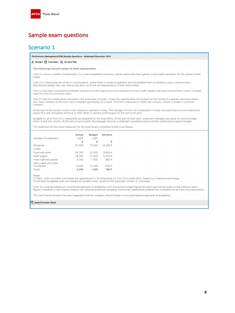 Sample Exam Questions & Scenarios | PDF | Computers | Technology ...