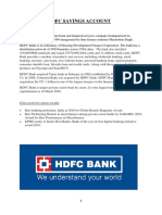 HDFC Savings Account