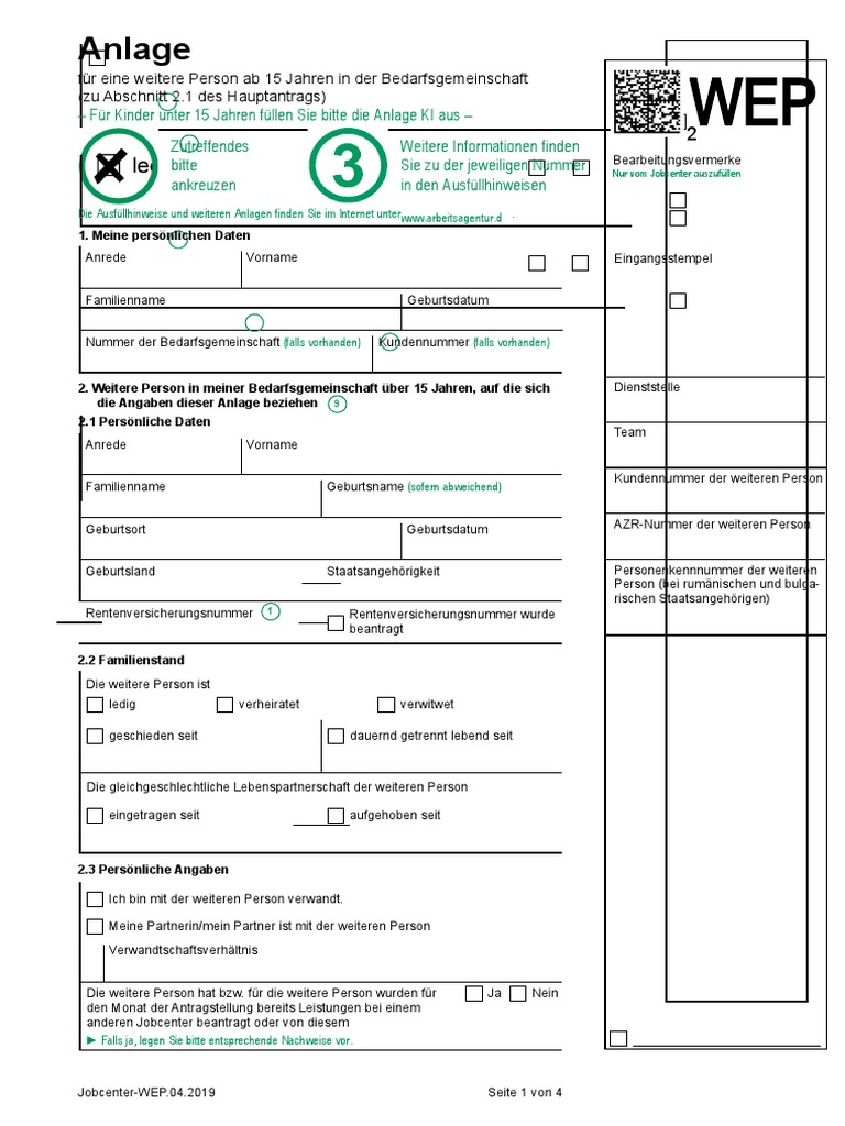 Anlage Wep Hauptantrag | Anlage WEP – FFLR