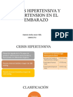 Crisis Hipertensiva y Hipertension en El Embarazo Cardiologia