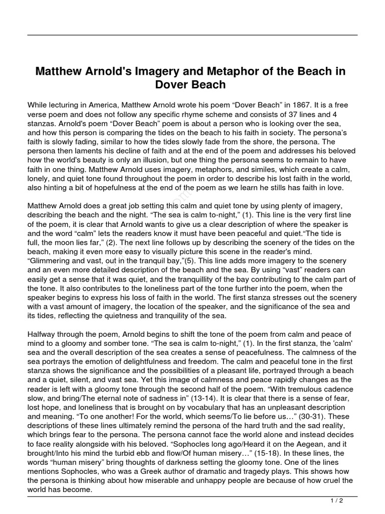 Matthew Arnold