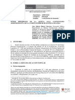 Contestación de demanda. Expediente N° 16090-2019