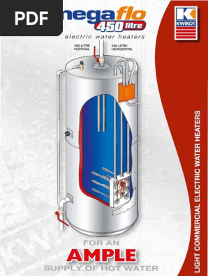 Kwikot Megaflo 450litre Electric Water Heaters 2014 07 PDF | PDF | Water  Heating | Equipment