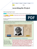 #7.1 Researching The Project
