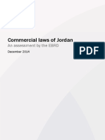 Commercial Laws of Jordan: An Assessment by The EBRD