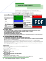 Material de Entrenamiento - Segregación de Residuos.