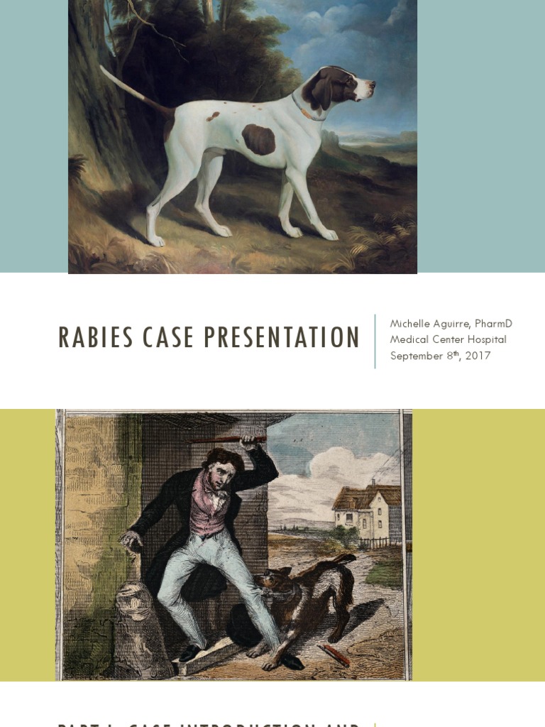 Rabies Case Presentation and Management | PDF | Rabies | Vaccines