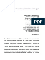 Ponderações sobre o ensino escolar em contexto de quarentena - Carta às professoras e professores - 2020 (2)