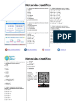 Notación científica: sumas, restas, multiplicaciones, divisiones y raíces