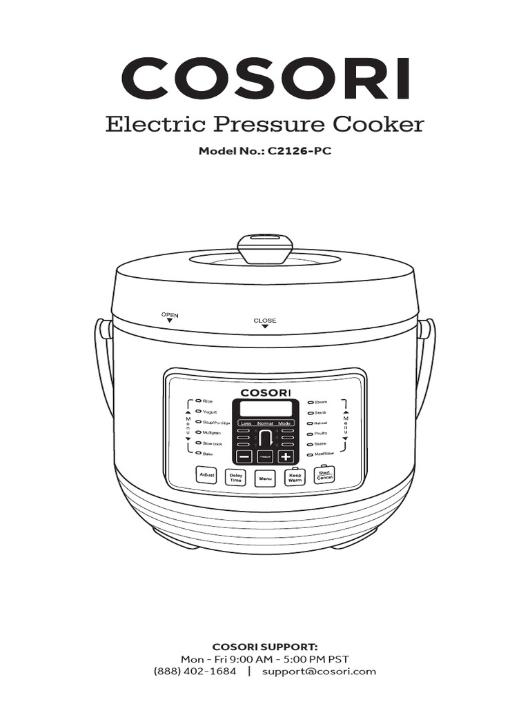 2023 New COSORI Electric Pressure Cooker 6 Quart, 9-in-1 Instant