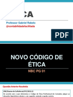 Slides - Novo Código Ética