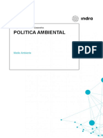 Ejemplo de Política Ambiental