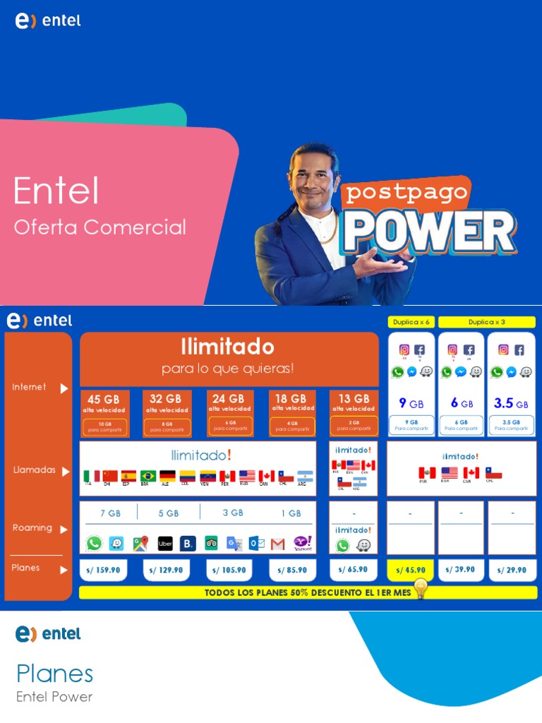 Planes Postpago Entel 2023: Beneficios y Tarifas | PDF | Tecnología ...