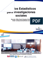 Métodos Estadísticos para Investigaciones Sociales