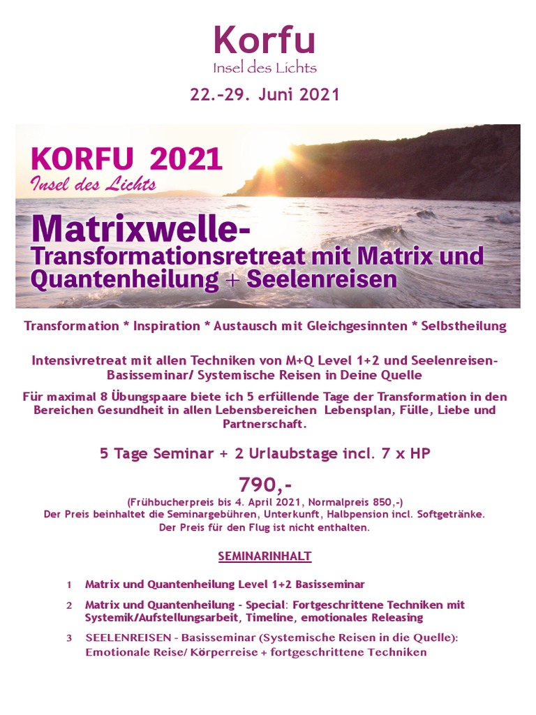 Matrixwelle Korfu2021