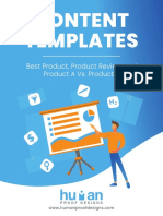Content Templates For Products