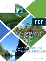 Plan Operativo Multianual y Anual de CONAP 2020-2024