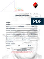 planilla de inscripcion