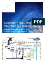 Residential Water Conservation: Water Quality Considerations