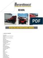 OPERATING AND MAINTENANCE MANUAL - RED DEVIL