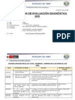 Planificación de Evaluación Diagnóstica