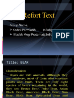 Refort Text Presentasi